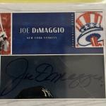 Joe Dimaggio Autograph Custom Card Cut YANKEES LOGO PATCH.  BGS BECKETTT 1 Of 1