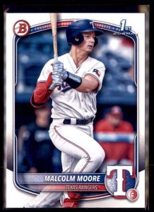 Malcolm Moore 2025 Bowman Prospect Card Lot