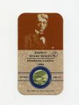 Kenesaw Landis 1944 Stamp Relic Hall of Fame Card
