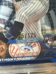 Anthony Volpe 2023 Topps Chrome Blue Refractor #4