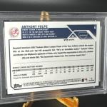 Anthony Volpe 2023 Topps Chrome Blue Refractor #4