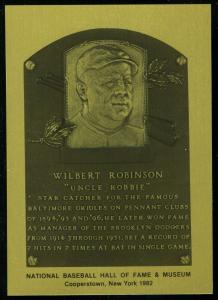 Wilbert Robinson 1981-89 Hall of Fame Card