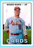 Roger Maris 1967 Style Art Card - Cardinals