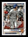 2021 Bowman Draft JT Schwartz Mets 5 Card Set
