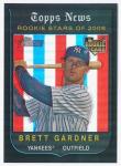 2008 Topps Heritage Brett Gardner Black Refractor