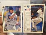 Roger Clemens Autographed 1991 Two Card Set