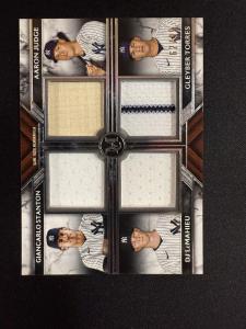 Judge, Stanton, LeMahieu, Torres 2022 Topps Patch