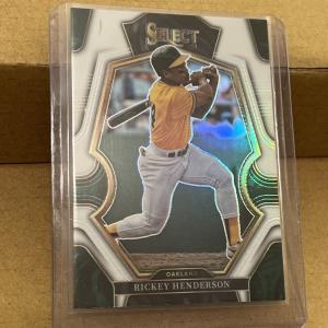 2023 Panini Select White Prizm Rickey Henderson #103