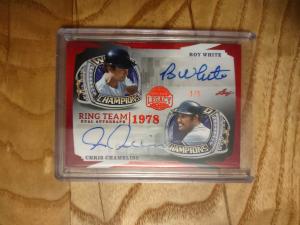 2024 Leaf Bronx Legacy Roy White Chris Chambliss Auto