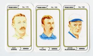 Buck Ewing Cy Young Grover Alexander Beer Card Lot