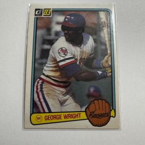 1983 Donruss George Wright Sports Card #116