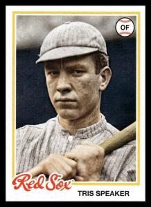 2022 Topps Archives Tris Speaker Boston Red Sox Card