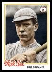 2022 Topps Archives Tris Speaker Boston Red Sox Card