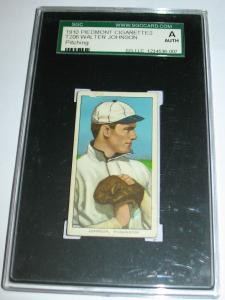 1909-11 T206 Walter Johnson Piedmont 350 Card