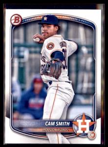 2025 Bowman Cam Smith Houston Astros 5 Card Lot