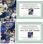 2025 ALCS NLCS Championship Program Set