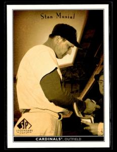 2002 SP Legendary Cuts Stan Musial Cardinals Card