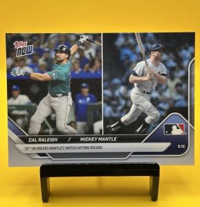 Cal Raleigh 2025 Topps Now Card #719 Seattle Mariners