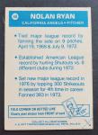 1977 Topps Nolan Ryan Cloth Sticker - Tough Find