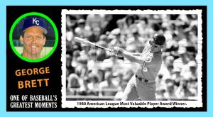 George Brett Custom Art Card Kansas City Royals