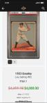 1933 Goudey Lou Gehrig Card #160 PSA 2