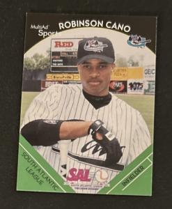 2002 Robinson Cano South Atlantic Rookie Card