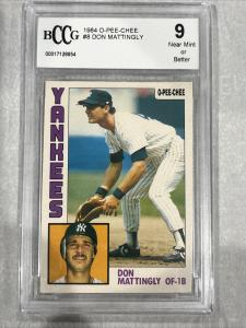 1984 O-Pee-Chee Don Mattingly Rookie Card