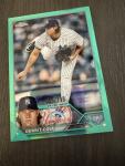 2023 Topps Chrome Gerrit Cole Aqua Refractor Card