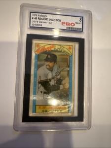Reggie Jackson 1979 Kellogg's #46 Graded PRO 8