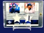 Bernie Williams Ron Dayne 2003 All-Stars Jersey Patch