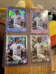 2015 Topps Chrome Brett Gardner Blue Refractor #88