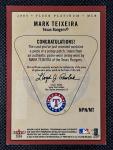 Mark Teixeira 2004 Fleer Platinum Game-Used Patch