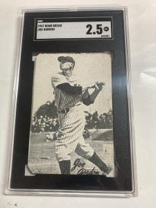 1947 Bond Bread Joe Gordon SGC 2.5 Card