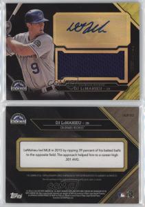 2016 Topps Triple Threads DJ LeMahieu Jumbo Relic