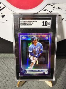 Bobby Witt Jr. Topps Chrome Purple Refractor SGC 10
