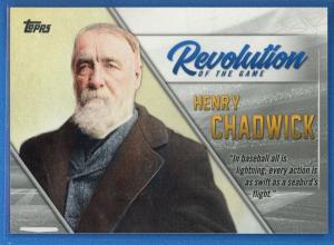 2019 Topps Series 1 Henry Chadwick Card