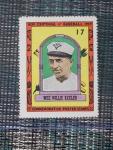 1939 Centennial Wee Willie Keeler Stamp Card