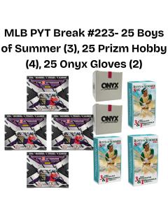 MLB PYT Break #223: Summer Boys & Prizm Cards