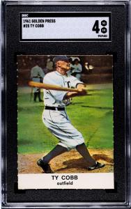 1961 Golden Press Ty Cobb Card #25