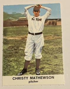 1961 Golden Press Christy Mathewson Hall of Fame Card