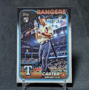 Evan Carter 2024 Topps Rookie Card #US58