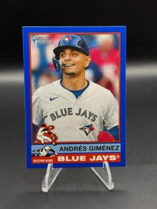 2025 Topps Heritage Blue Chrome & Refractors Set