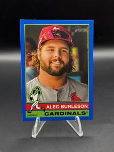 2025 Topps Heritage Blue Chrome & Refractors Set