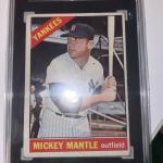 1966 Topps Mickey Mantle Yankees Baseball Card #50