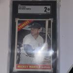 1966 Topps Mickey Mantle Yankees Baseball Card #50