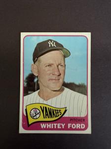 1965 Topps Whitey Ford #330 HOF Card