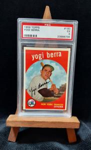 1959 Topps Yogi Berra Yankees Card PSA 5