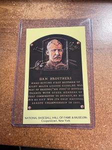 Dan Brouthers National Baseball Hall of Fame Postcard