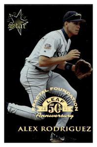 1998 Leaf Alex Rodriguez Fractal Foundations #165