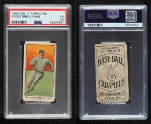 1909-11 American Caramel E90-1 Roger Bresnahan Card